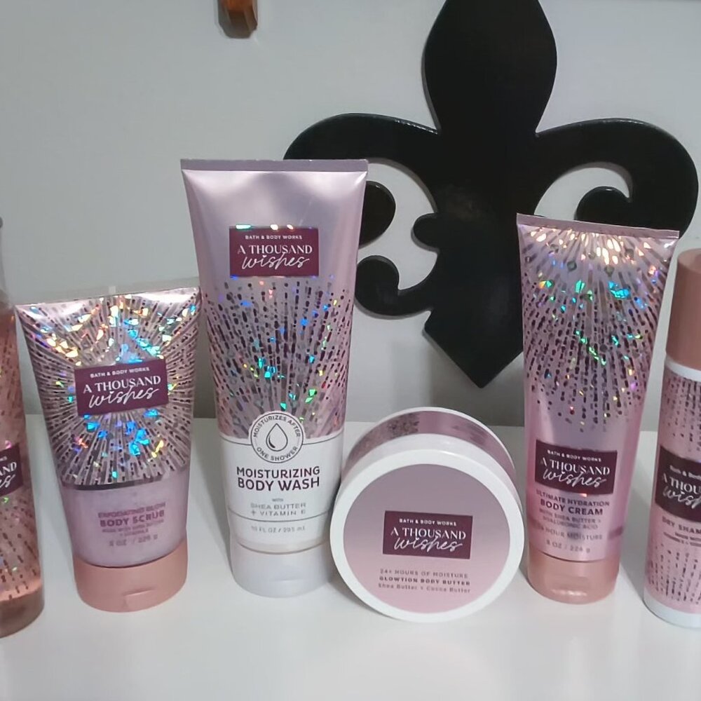 Bath and Body works Thousand Wishes gift set